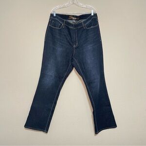 Seven7 Limited Edition Bootcut Premium Denim Women's Sz 22 Dark Wash‎ Blue Jeans